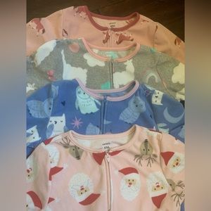 Carter's Zip-Up Fleece Sleep & Play-4 set